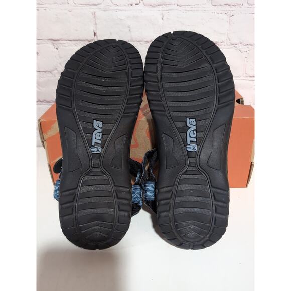 Teva Women's Size 7 Canyon Falls Iban Blue Aztec Strap Sandals 6408B With Box - Picture 5 of 9